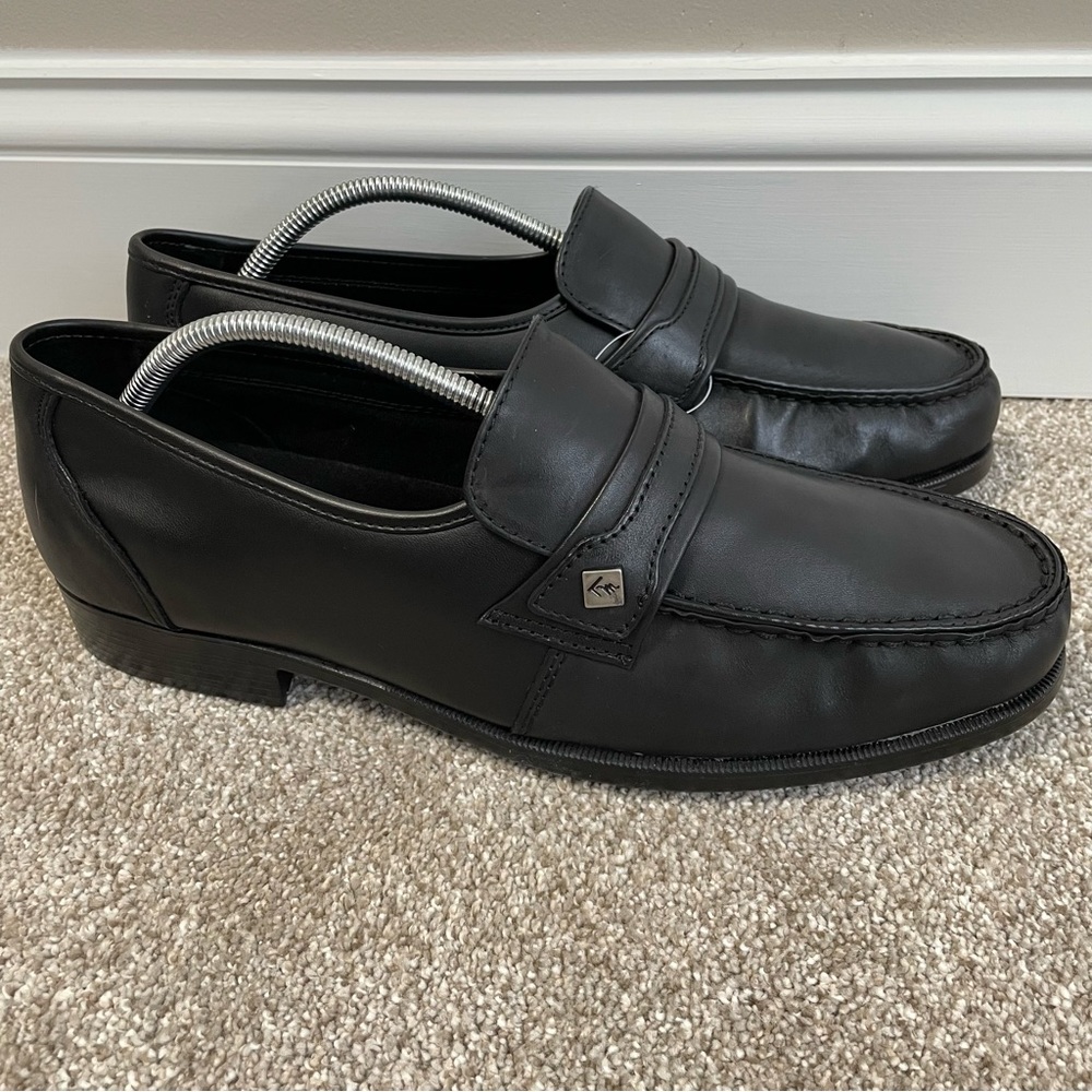 Thom McAn Men’s Size 13W Black Leather Karl Loafer 00150 487024151643